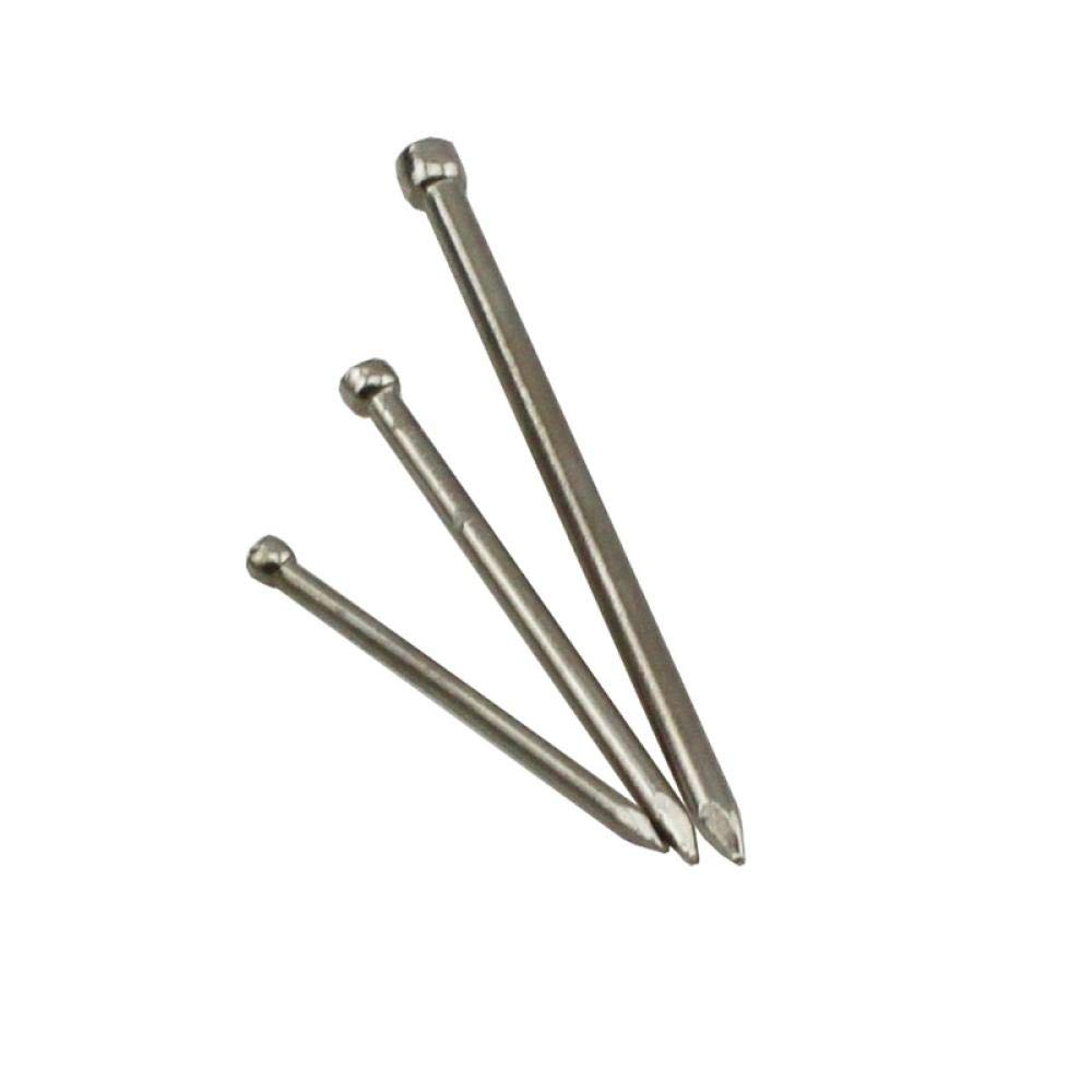 clavos de mampostería, 50 Uds. Accesorios for revestimiento de suelo de madera, clavos sin cabeza de acero puro(3 Cm)