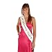 Beistle Homecoming Satin Sash, 33-Inch by 4-Inch, Court