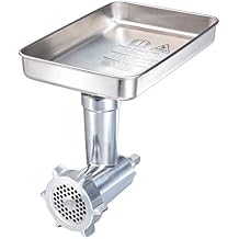 Hamilton Beach Professional 63245 Stand Mixer Specialty Metal Meat and Food Grinder Attachment Set, STAINLESS STEEL
