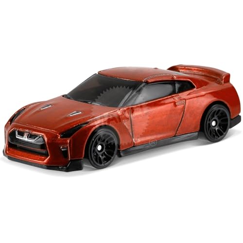 Hot Wheels 2017 Nightburnerz '17 Nissan GT-R (R35) naranja miniatura 1