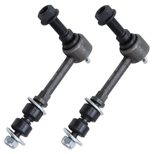 Detroit Axle - 4WD Front Sway Bars for 2006-2009 Dodge Ram 2500 3500 [8-Lug], 2 Stabilizer Sway Bar End Links 2007 2008 Replacement