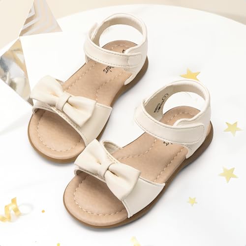 Image of DREAM PAIRS Girls Sandals Fashion Bow Summer Shoes for Toddler /Little Kid