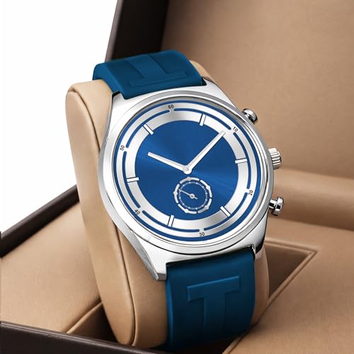 Image of styledose Men's Watch Analog Quartz with Chronograph & Silicone Strap -Casual & Formal Wrist Watch for Men