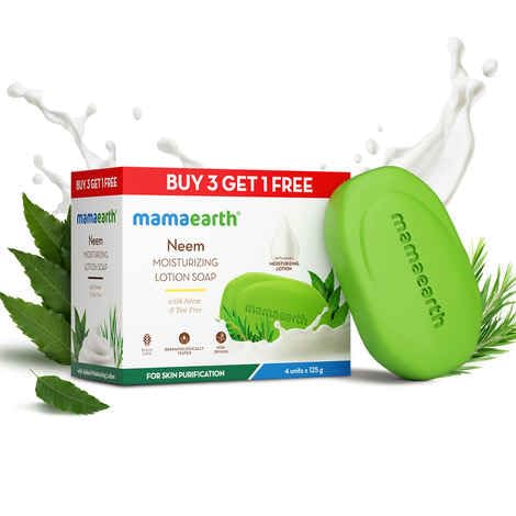 Mamaearth Neem Moisturizing Lotion Soap with Neem & Tea Tree for Skin