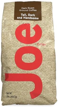 Joe Knows Coffee Tall Dark and Handsome Ground Dark-Roast Coffee, 2lb Bag