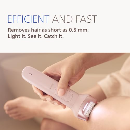 Image of Philips Epilator Series 9000 - Cordless Wet and Dry Electric Epilator, Hair Removal for Legs, Body and Bikini, with ProGuide, 8 Accessories, 60 min. Runtime, Model BRE717 /00