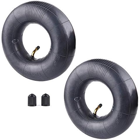 2 Pack of 4.10-4 410-4 4.10/3.50-4 Inner Tubes replacement for Garden Rototiller Snow Blower Mowers Hand Truck Wheelbarrow Go Cart Kid ATV Cover