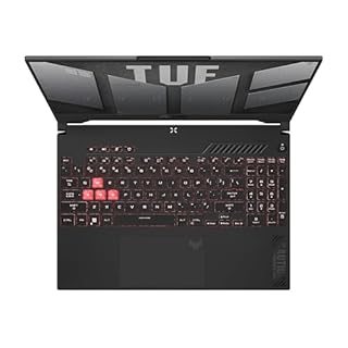 ASUS TUF Gaming A15-TUF507NV-LP220W 15.6 Pouces FHD 144Hz PC Portable (AMD Ryzen 5 7535HS 4.55 GHz, 16Go DDR5, 1To SSD, NVIDIA GeForce RTX 4060 TGP 140W, Windows 11 Home) – Clavier AZERTY