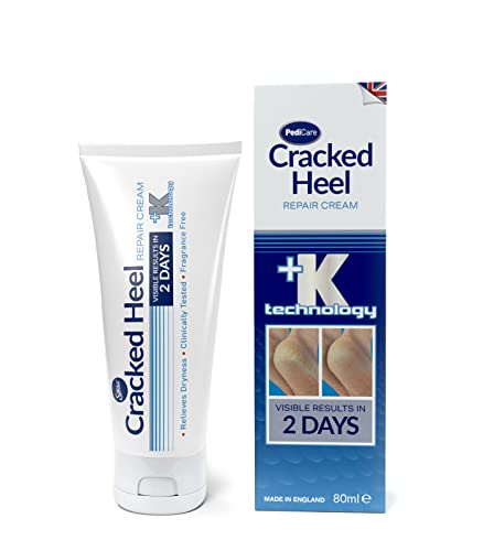 Silkia Pedicare Cracked Heel Reparationskräm | 48 Timmar Aktiv Hudreparation | Kliniskt Testad | 80 ml