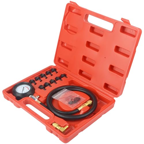 DAYUAN Öldruckprüfer Öldrucktester Set Öl-Meßgerät Öldruckmesser Werkzeug für VW Opel BMW FIAT