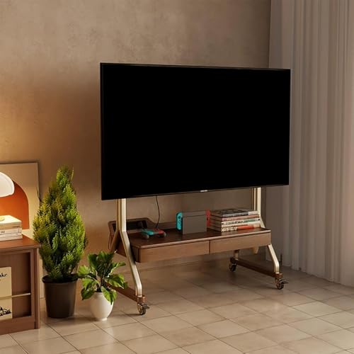Soporte móvil para TV, ajustable y con ruedas, 40-85 pulgadas miniatura 3