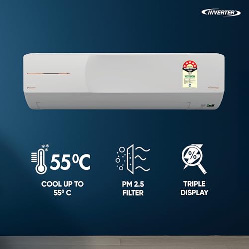 Daikin 1.0 Ton 5 Star, New Star rated, Inverter Split AC (Copper, PM2.5 Filter, MTKM35XV16, White) view 2