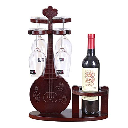 Soporte para Botellas de Vino de Madera Maciza miniatura 1