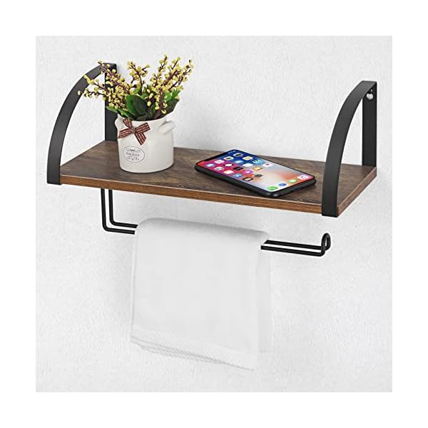 Paper Towel Holder with Shelf Storage, Wall Mount 2-in-1 Kitchen Paper Roll Towel Holder Rustic Farmhouse Under Cabinet Spice Rack for Kitchen Pantry Bathroom Organizer Storage Paper Towel Holder with Shelf Storage, Wall Mount 2-in-1 Kitchen Paper Roll Towel Holder Rustic Farmhouse Under Cabinet Spice Rack for Kitchen Pantry Bathroom Organizer Storage