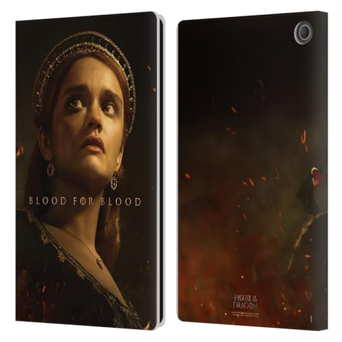 Housse portefeuille Fire Max 11 2023 House of The Dragon protection tablette cuir
