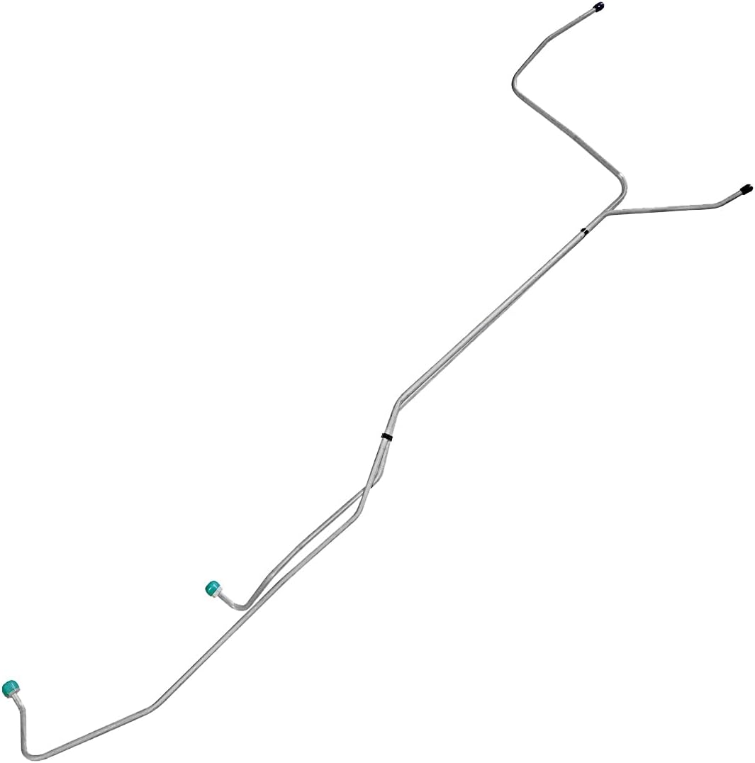 Inline Tube Compatible with 1980-89 Dodge Truck Ramcharger 2/4WD 1/2-Ton 5/16" Trans Cooler Lines 2pc, OE Steel