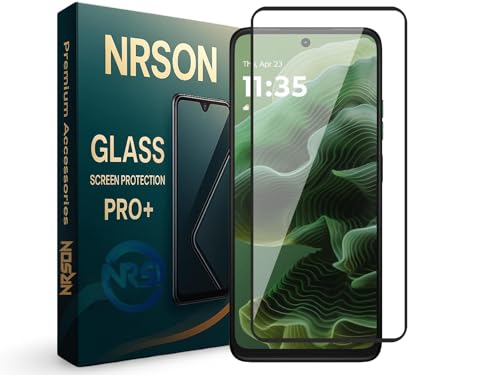 Image of NRSON Tempered Glass Screen Protector Compatible For MOTO G35 5g / Motorola G35 with Easy Self Installation Kit