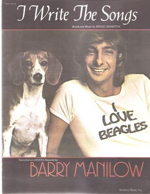 Sheet Music I Write The Songs Barry Manilow 188 Books 