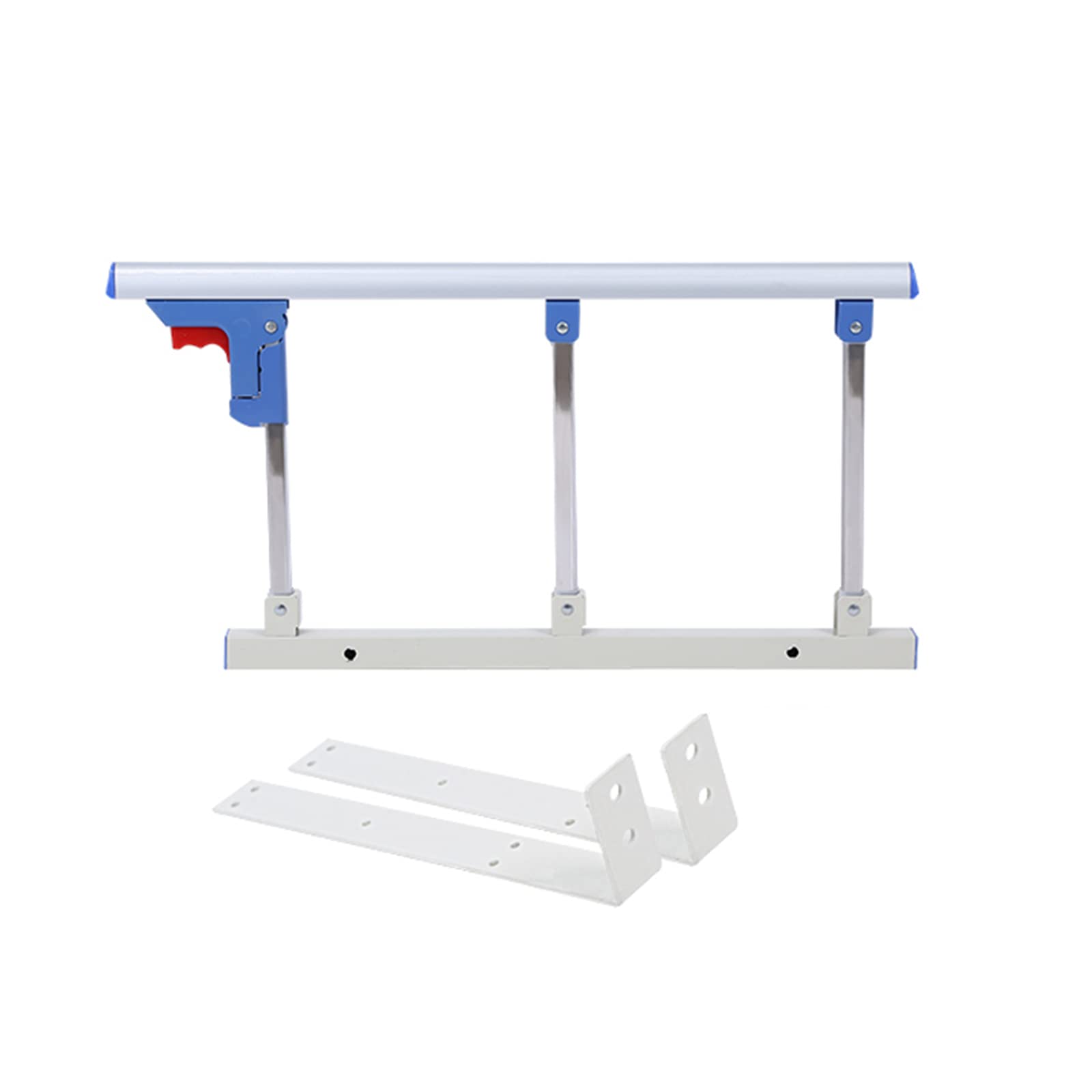 Barandillas de cama para mayores con manija plegable de seguridad