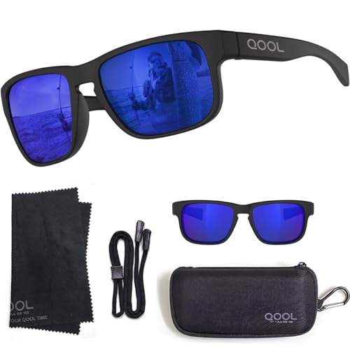 Image of Floating Polarized Fishing Sunglasses Saltwater Resistant Lenses That Coating Won't Peel Rub off