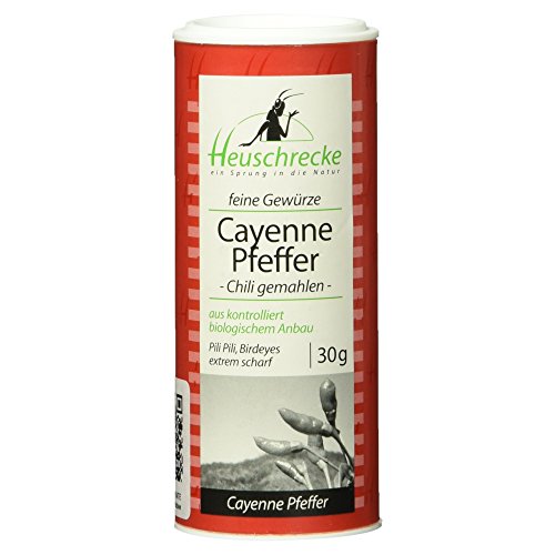 Cayenne Pfeffer, Chili, Bird's eye, gemahlen 1 x 30 g