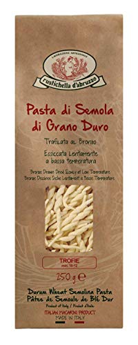 Rustichella d'Abbruzzo Trofie - gedrehte ligurische Nudeln - Hartweizengrießnudeln 250g