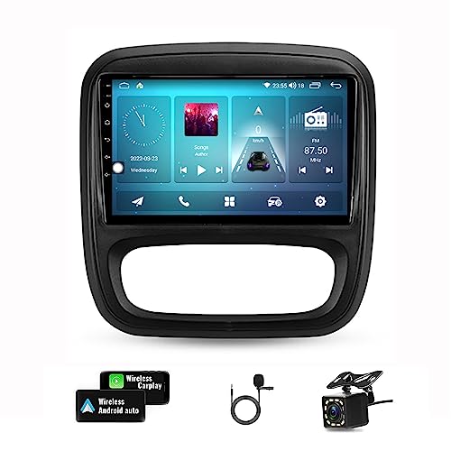 Autoradio Bluetooth Android 11 avec caméra de recul pour Renault Trafic 3 2014-2021