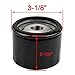 Hipa 499486 698754 Air Filter for Husqvarn YTH2348 John Deere D140 D130 L120 LA145 LA135 LA120 LA130 LA140 LA150 L111 L118 125 Z425 Lawn Mower