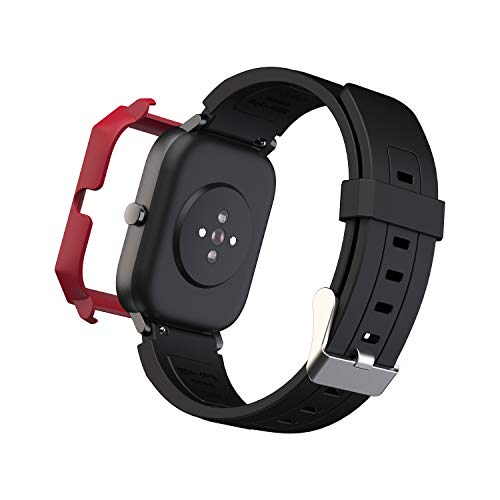 Image of SIKAI CASE Bumper Case Cover Anti-Scratch Lightweight Shockproof Screen Protector for Huami Amazfit GTS Smartwatch (Red)