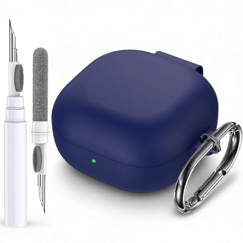 Olytop Galaxy Buds 4 Pro & Buds 4�p�P�[�X�J�o�[ �N���[�i�[�L�b�g�t���A�\�t�g�V���R���ی�J�o�[�X�L�� �L�[�`�F�[���t�� �����Y ���f�B�[�X Galaxy Buds 4/4 Pro 2026 ���C�����X�C���z���A�N�Z�T���[�A