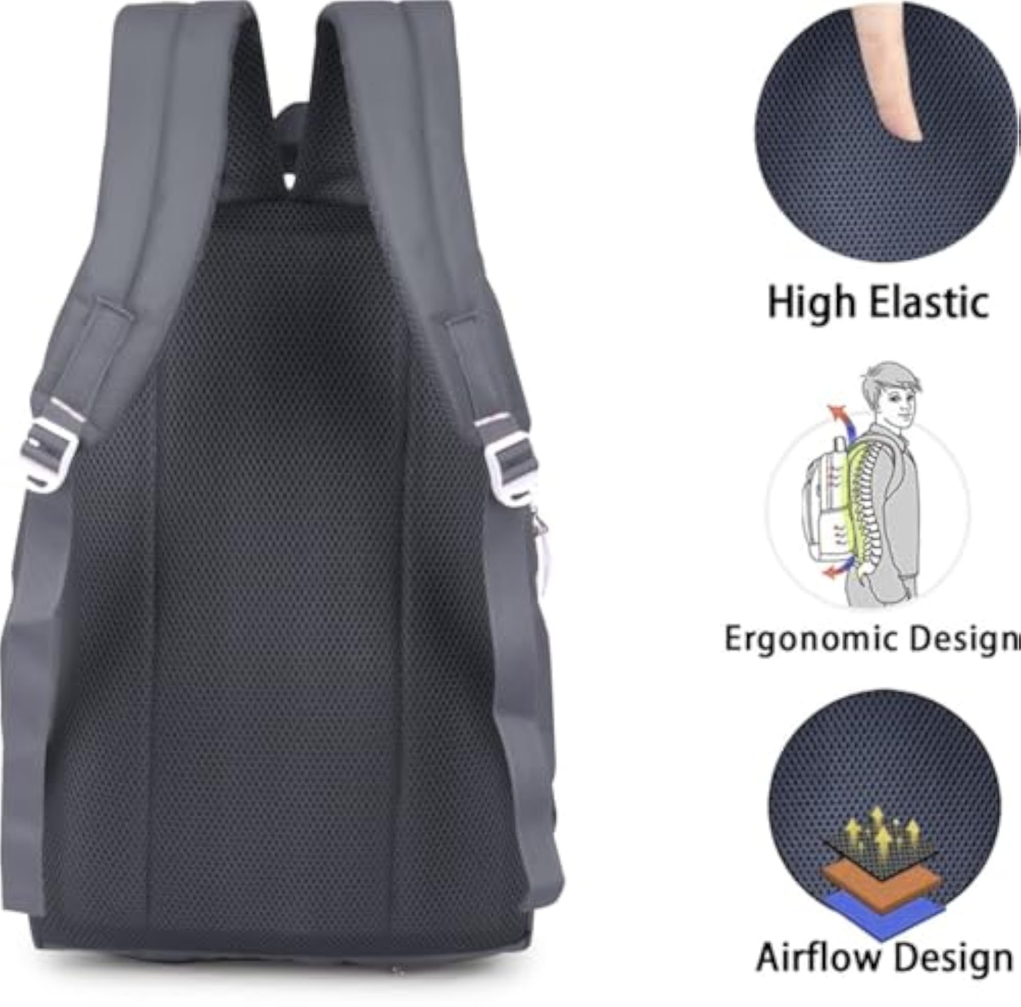 Large 35L Laptop Bag for Men & Women, Stylish Backpack