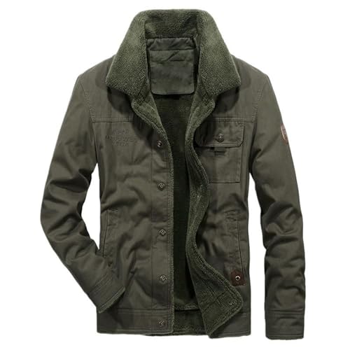 Veste d'hiver rembourrée pour homme chaude et épaisse en coton