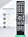 AXD7622 Replacement Remote for Pioneer AXD7583 AXD7624 AXD7660 AXD7690 VSX-520 VSX-521 VSX-524 VSX-530 VSX-70 VSX-820 VSX-822 VSX-824 VSX-23TXH VSX-921-K VSX-523-K Receiver AV A/V Audio/Video Receiver