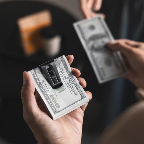 Image of VULKIT Money Clip Stainless Steel Cash Holder EDC Accessories Men's Money Clips