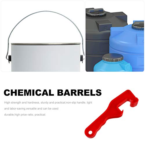 ULTECHVO 4 peças abridor de tampa de plástico de 5 litros abridor de tampa de lata para ferramentas