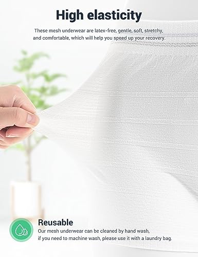 Culotte post-partum pour la valise de maternité HANSILK jetable 3XL en maille - 4