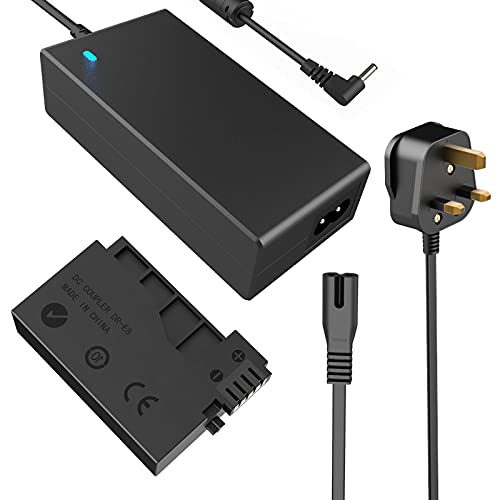 Contenuto della confezione: 1 adattatore di alimentazione AC ACK-E5, 1 accoppiatore DC DR-E5, 1 cavo CA con spina UK, rimborso di 30 giorni, garanzia di 365 giorni, e-mail 24 x 7. Non esitate a contattare con noi per qualsiasi domanda.