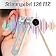 Henxing Stimmgabel 128 HZ, Medizinische Stimmgabel Neurologie mit Samtbeutel Reinigungstuch, Tuning Fork Medical für Klangtherapie Heilung, DNA Reparatur Heilung