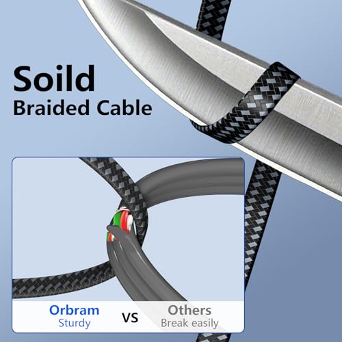 Orbram Cable USB C a Ethernet 10 FT y Cat 8 25 FT miniatura 4