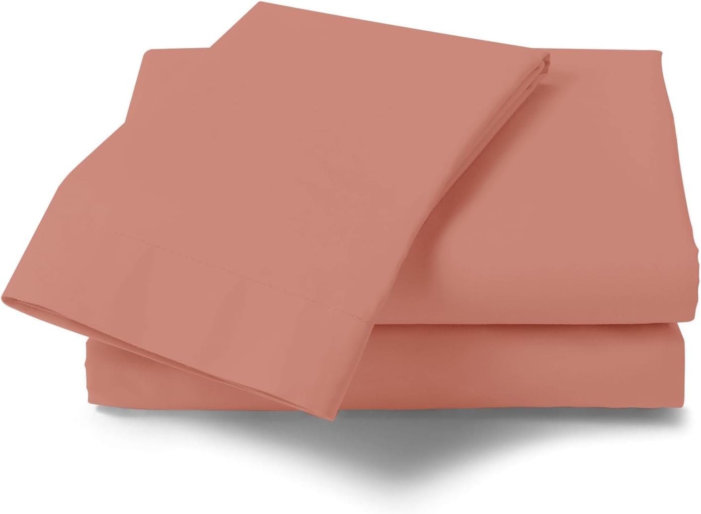 Gc Gaveno Cavailia Blush Pink 180 Thread Count Percale Flat Sheet, King,