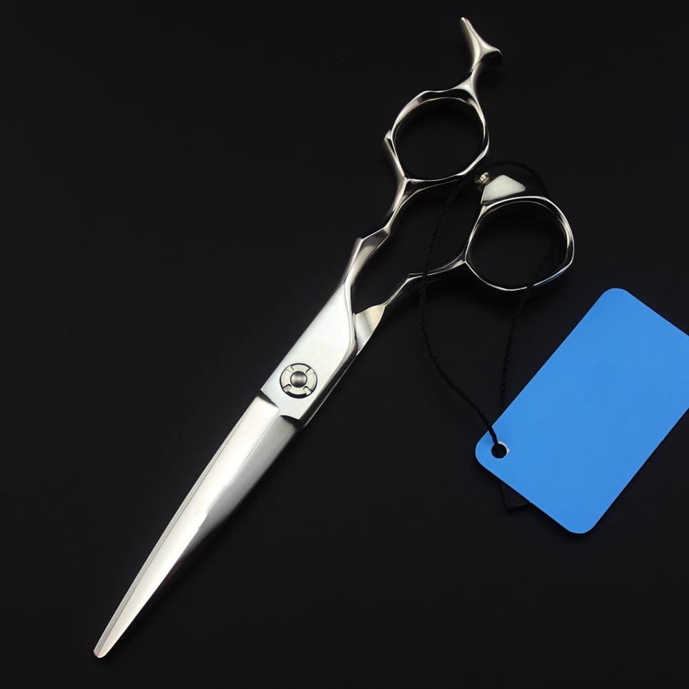 Tijeras profesionales para cortar el cabello, fabricadas en Japón, de acero 440c, con hoja de 6 pulgadas y rodamientos. Tijeras de entresacar para barbería y peluquería. Juego de tijeras profesional