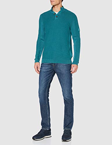 Pioneer Pullover Troyer, Oceano Profondo, S Uomo