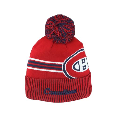 Image of ZHATS NHL Unisex-Adult NHL Officially Licensed Beanie Pom Rush