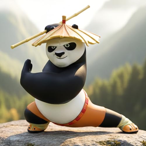 Image of Blue Aura Panda Action Figure Height-18cm Coolectible & Decor Gifting | kun Panda