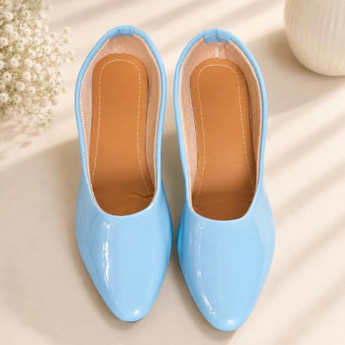 Image of Women's Block Heel Pumps | Comfortable Slip-On Office & Casual Heels | Stylish Women's Pumps