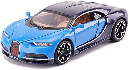 YLJJ Coches a Escala Modelo de automóvil Bugatti Supercar uno y Treinta...