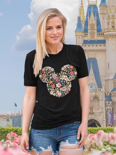 Image of Magic Kingdom Castle Shirt Holiday Short Sleeve Boho Clothes for Women