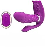 ERGONOMÍA Y SILICONA SEGURA: el v-ibrador portátil tiene un diseño ergonómico. Su forma suave y aerodinámica se adapta perfectamente a su área íntima. ¡La silicona segura para el cuerpo hace que el tacto sea más cómodo y seguro!