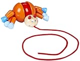 HABA Crab Calino Classic Wooden Pulling Animal (Made in Germany)