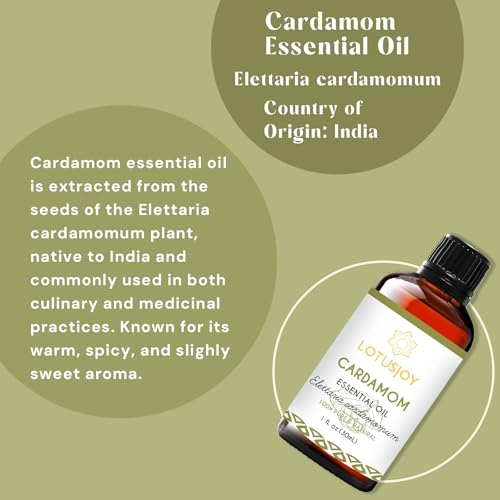 Aceite esencial de cardamomo - 1 Oz - puro natural para difusor miniatura 3